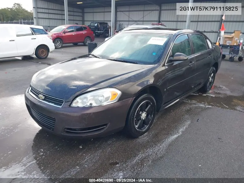 2009 Chevrolet Impala Lt VIN: 2G1WT57K791115825 Lot: 40420690