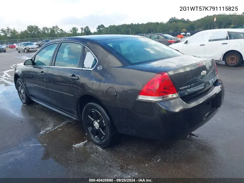 2G1WT57K791115825 2009 Chevrolet Impala Lt