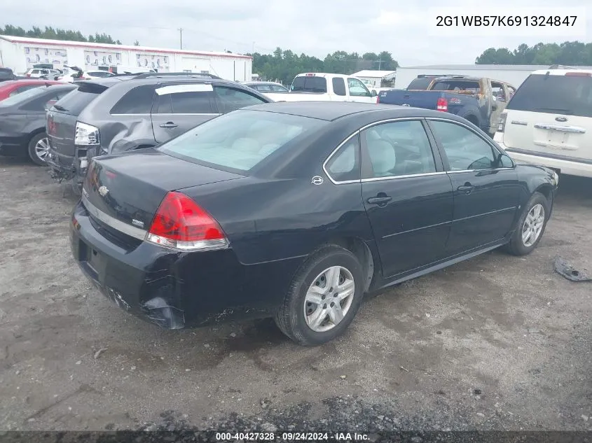 2G1WB57K691324847 2009 Chevrolet Impala Ls