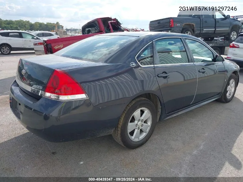 2009 Chevrolet Impala Lt VIN: 2G1WT57K191297246 Lot: 40439347