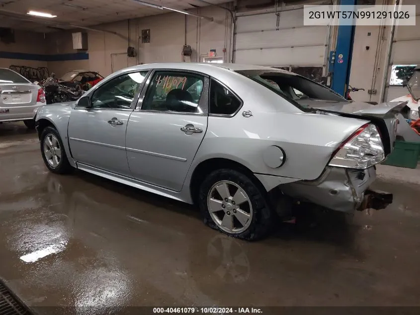 2009 Chevrolet Impala Lt VIN: 2G1WT57N991291026 Lot: 40461079