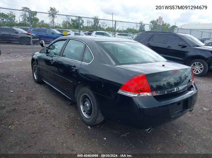 2009 Chevrolet Impala Police VIN: 2G1WS57M091294679 Lot: 40464998