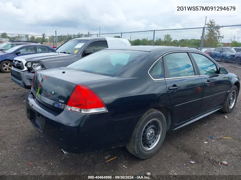 2009 Chevrolet Impala Police VIN: 2G1WS57M091294679 Lot: 40464998