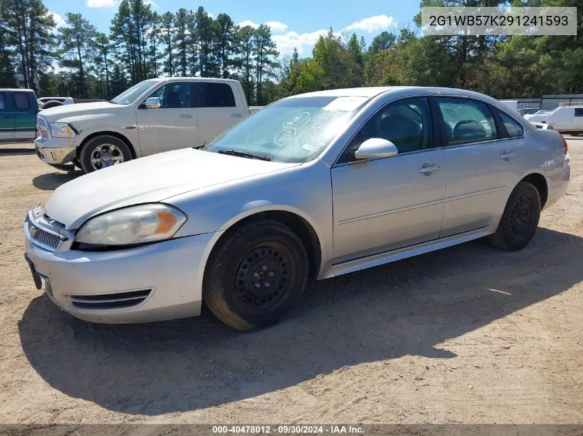 2009 Chevrolet Impala Ls VIN: 2G1WB57K291241593 Lot: 40478012