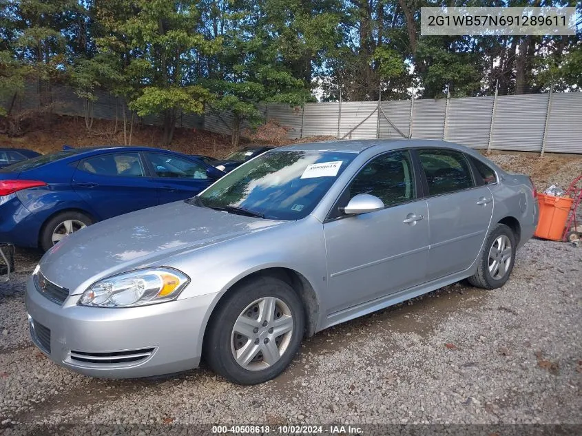 2009 Chevrolet Impala Ls VIN: 2G1WB57N691289611 Lot: 40508618