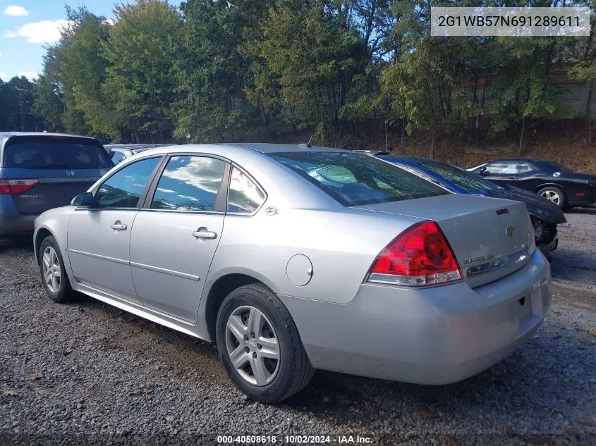 2009 Chevrolet Impala Ls VIN: 2G1WB57N691289611 Lot: 40508618