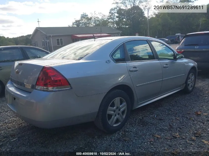 2009 Chevrolet Impala Ls VIN: 2G1WB57N691289611 Lot: 40508618