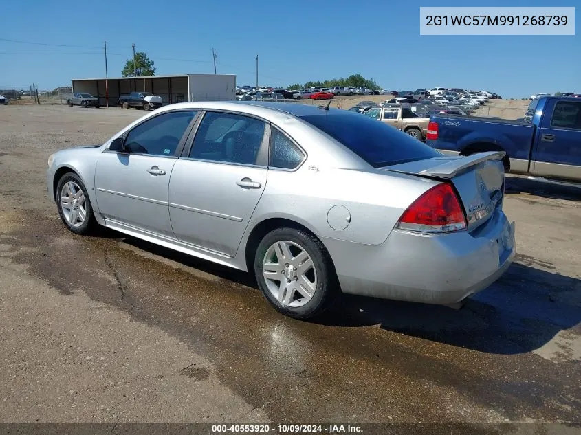 2009 Chevrolet Impala Lt VIN: 2G1WC57M991268739 Lot: 40553920