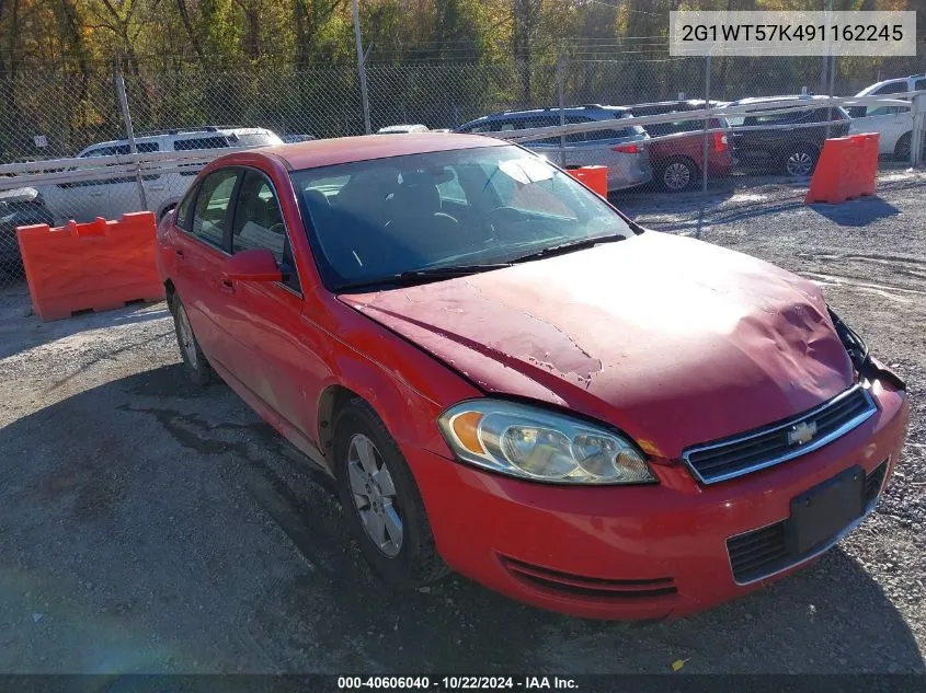 2009 Chevrolet Impala Lt VIN: 2G1WT57K491162245 Lot: 40606040