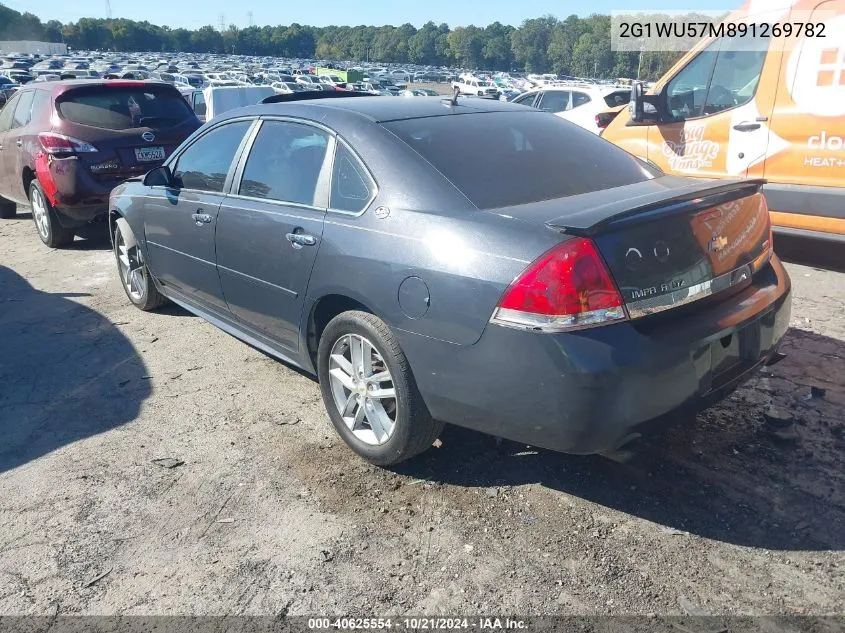 2009 Chevrolet Impala Ltz VIN: 2G1WU57M891269782 Lot: 40625554