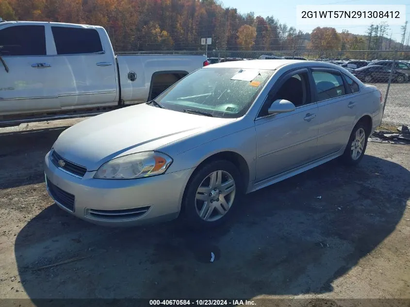 2G1WT57N291308412 2009 Chevrolet Impala Lt