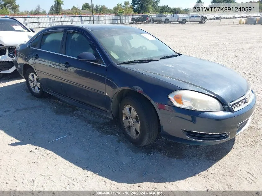 2G1WT57K891240591 2009 Chevrolet Impala Lt