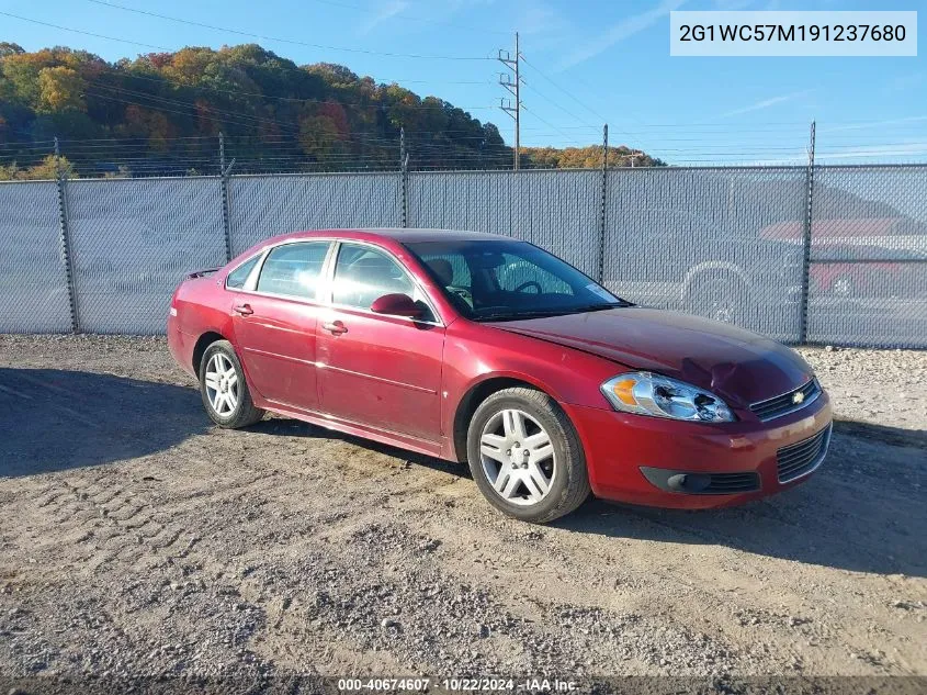 2009 Chevrolet Impala Lt VIN: 2G1WC57M191237680 Lot: 40674607