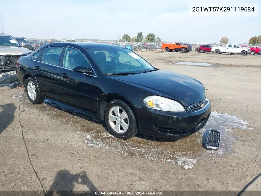 2009 Chevrolet Impala Lt VIN: 2G1WT57K291119684 Lot: 40683470