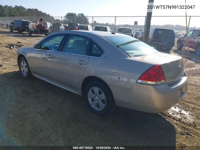 2009 Chevrolet Impala Lt VIN: 2G1WT57N991322047 Lot: 40718020