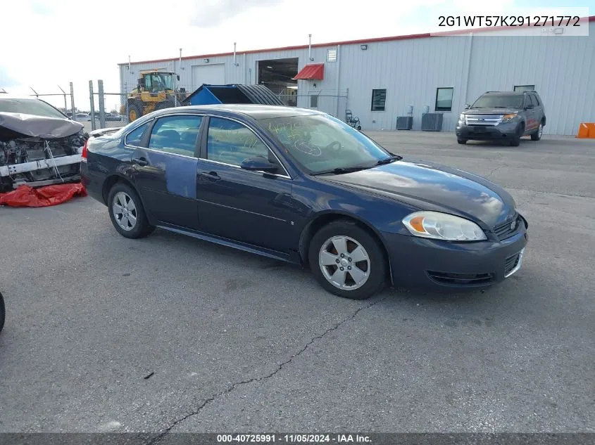 2009 Chevrolet Impala Lt VIN: 2G1WT57K291271772 Lot: 40725991