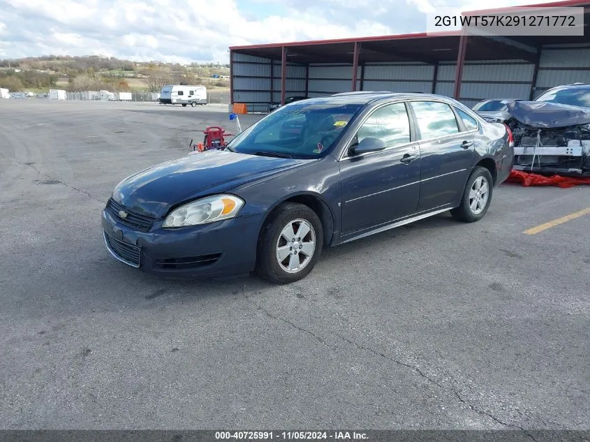 2009 Chevrolet Impala Lt VIN: 2G1WT57K291271772 Lot: 40725991