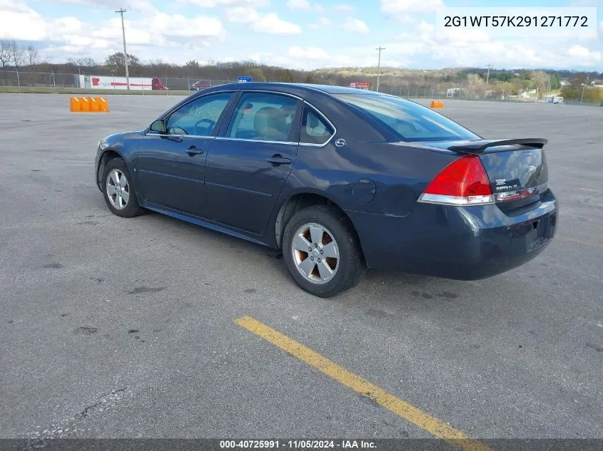 2009 Chevrolet Impala Lt VIN: 2G1WT57K291271772 Lot: 40725991