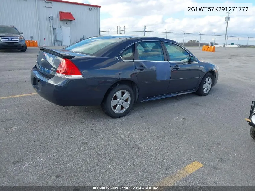 2009 Chevrolet Impala Lt VIN: 2G1WT57K291271772 Lot: 40725991