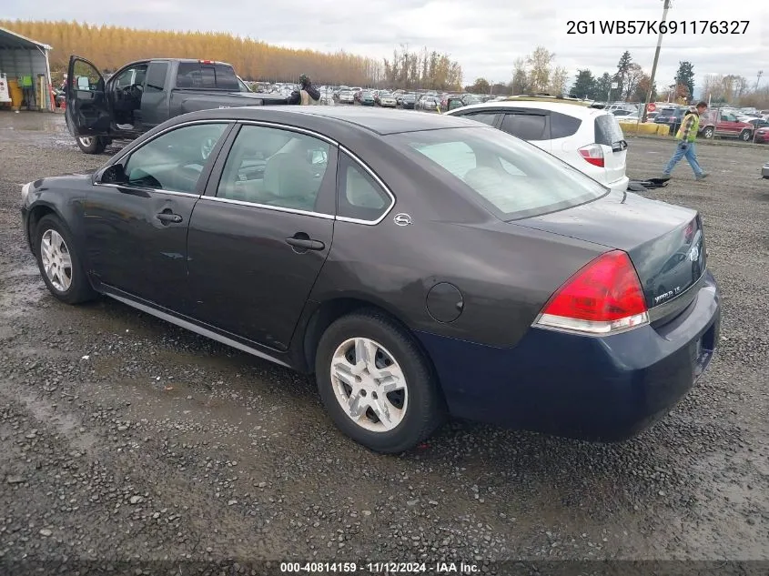 2G1WB57K691176327 2009 Chevrolet Impala Ls