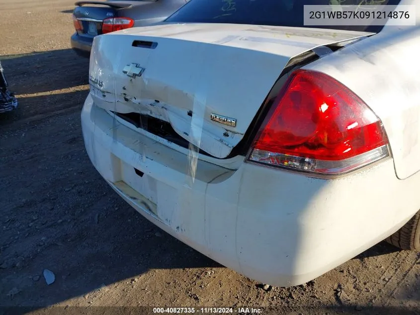 2009 Chevrolet Impala Ls VIN: 2G1WB57K091214876 Lot: 40827335