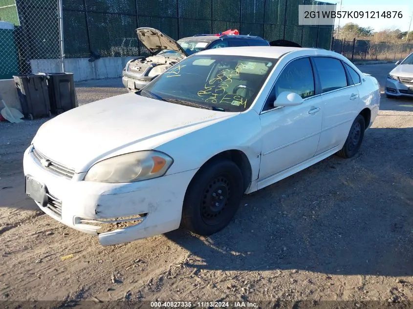 2009 Chevrolet Impala Ls VIN: 2G1WB57K091214876 Lot: 40827335