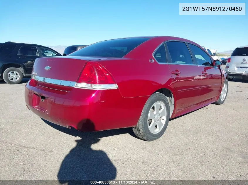 2G1WT57N891270460 2009 Chevrolet Impala Lt