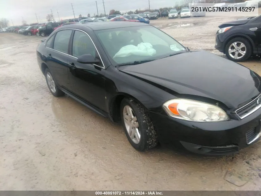 2009 Chevrolet Impala Lt VIN: 2G1WC57M291145297 Lot: 40851072