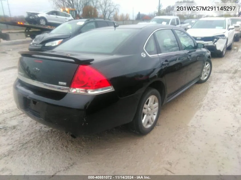 2009 Chevrolet Impala Lt VIN: 2G1WC57M291145297 Lot: 40851072