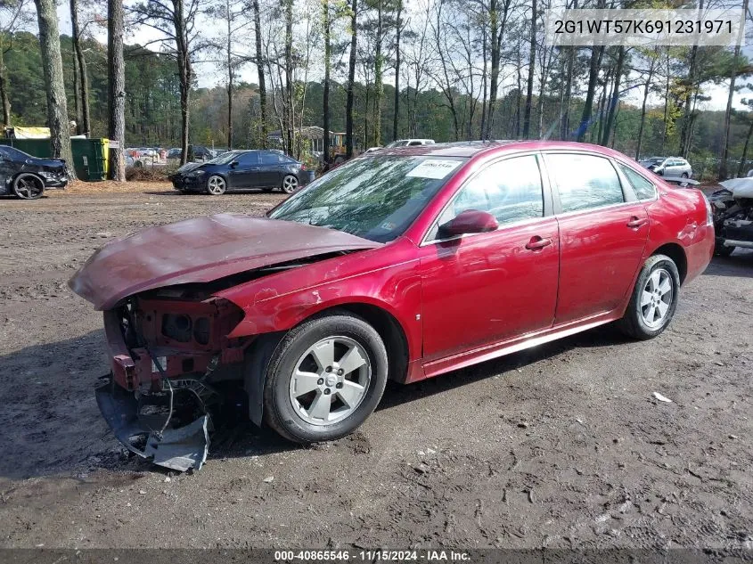 2009 Chevrolet Impala Lt VIN: 2G1WT57K691231971 Lot: 40865546