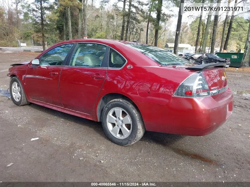 2009 Chevrolet Impala Lt VIN: 2G1WT57K691231971 Lot: 40865546