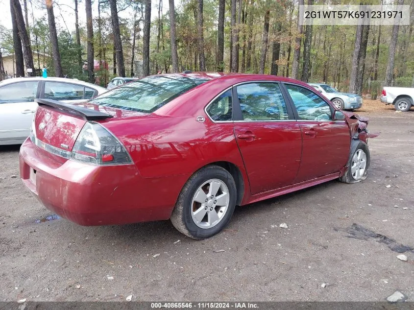 2009 Chevrolet Impala Lt VIN: 2G1WT57K691231971 Lot: 40865546