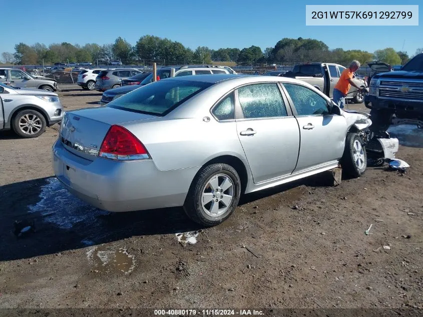 2009 Chevrolet Impala Lt VIN: 2G1WT57K691292799 Lot: 40880179