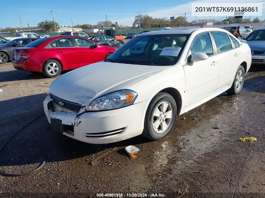 2009 Chevrolet Impala Lt VIN: 2G1WT57K691136861 Lot: 40901935