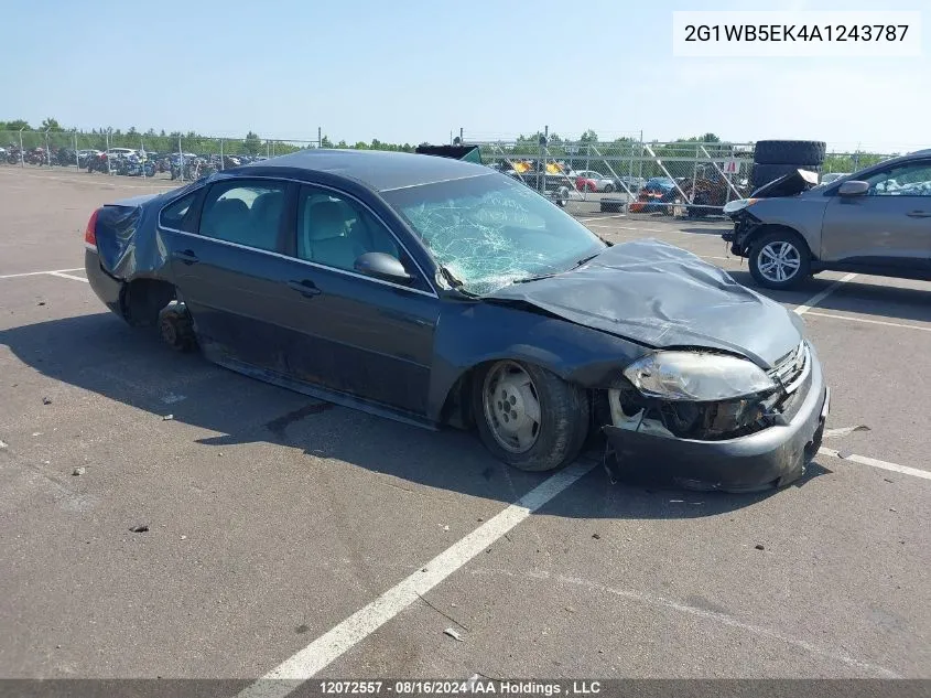 2G1WB5EK4A1243787 2010 Chevrolet Impala