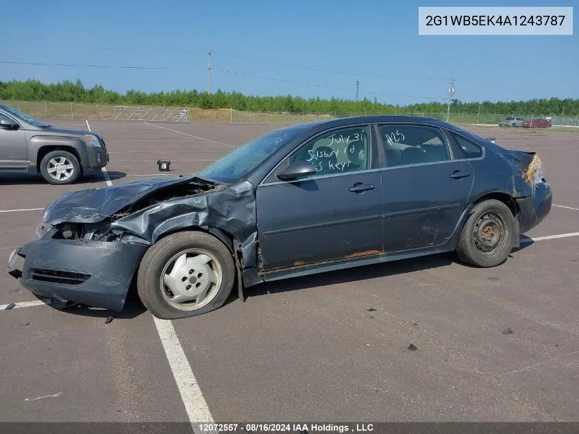 2G1WB5EK4A1243787 2010 Chevrolet Impala