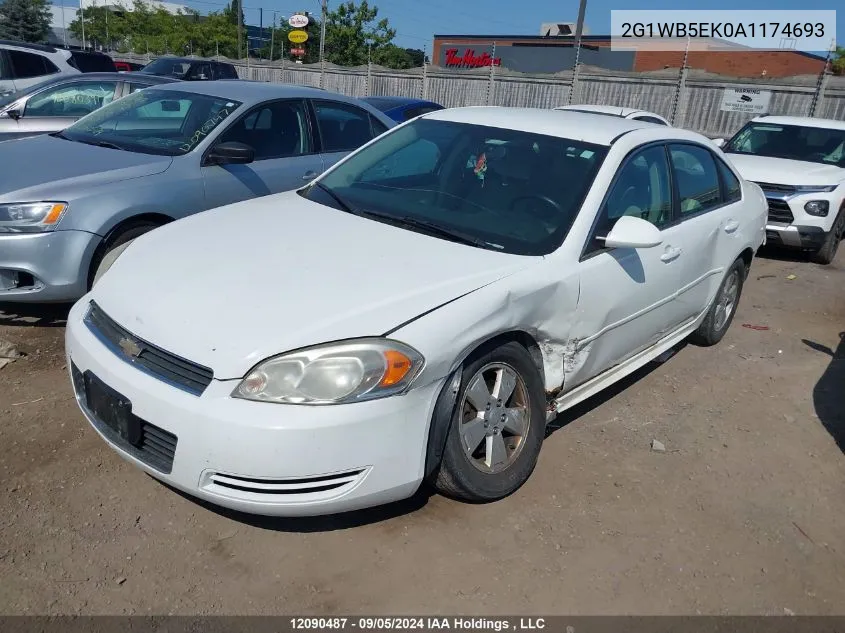 2010 Chevrolet Impala VIN: 2G1WB5EK0A1174693 Lot: 12090487