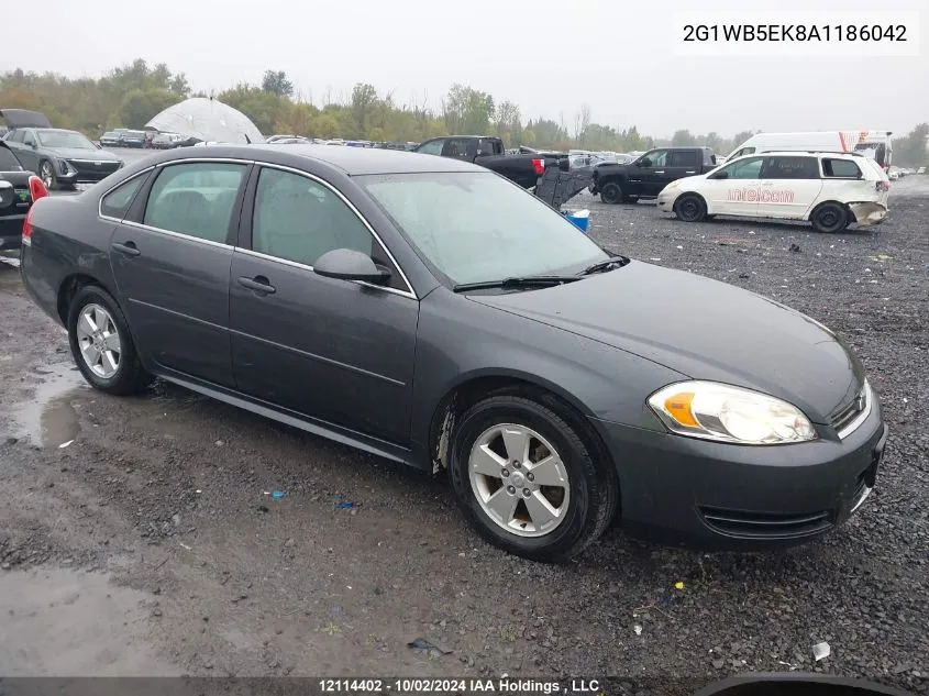 2G1WB5EK8A1186042 2010 Chevrolet Impala Lt