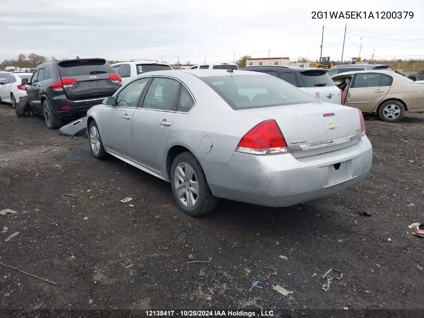 2010 Chevrolet Impala Ls VIN: 2G1WA5EK1A1200379 Lot: 12138417