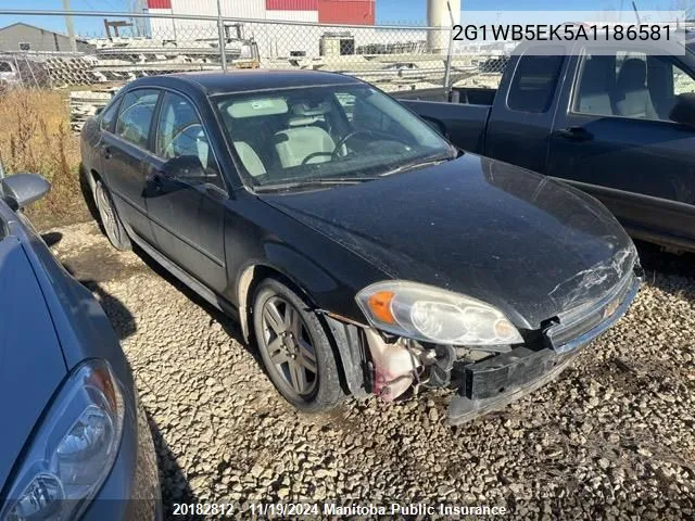 2010 Chevrolet Impala Lt V6 VIN: 2G1WB5EK5A1186581 Lot: 20182812