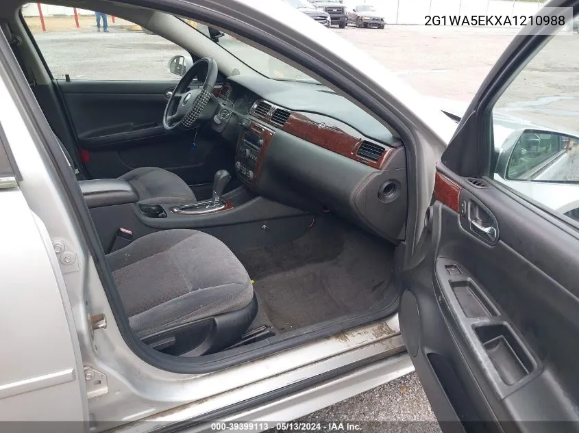 2G1WA5EKXA1210988 2010 Chevrolet Impala Ls