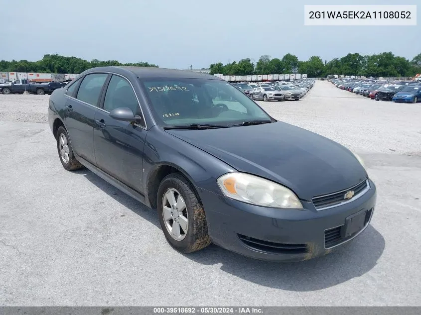 2G1WA5EK2A1108052 2010 Chevrolet Impala Ls