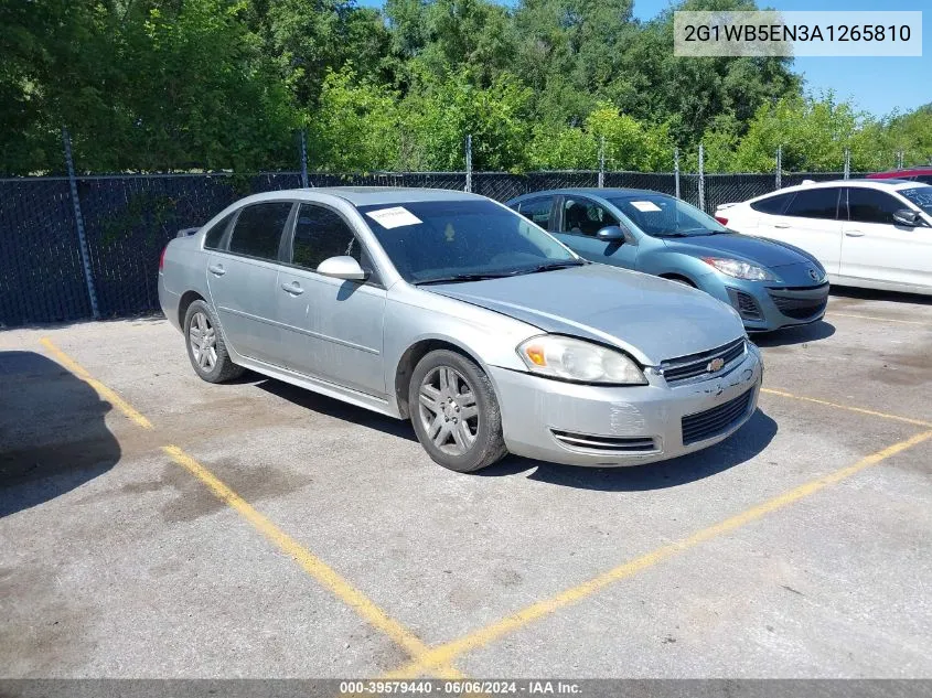 2010 Chevrolet Impala Lt VIN: 2G1WB5EN3A1265810 Lot: 39579440