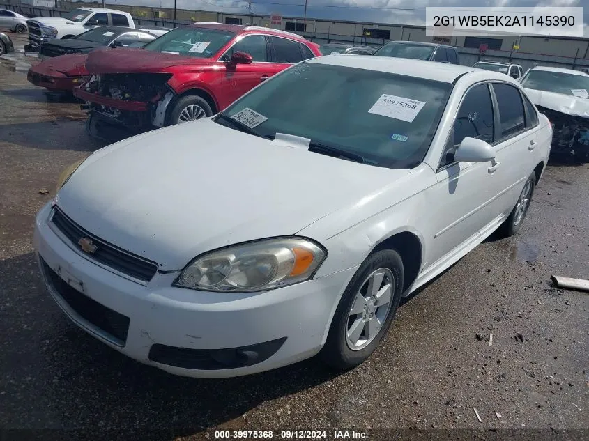 2010 Chevrolet Impala Lt VIN: 2G1WB5EK2A1145390 Lot: 39975368