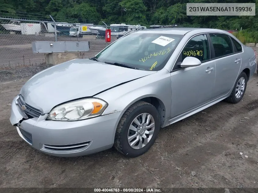 2010 Chevrolet Impala Ls VIN: 2G1WA5EN6A1159936 Lot: 40046763