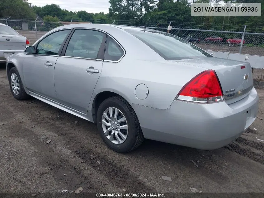 2010 Chevrolet Impala Ls VIN: 2G1WA5EN6A1159936 Lot: 40046763