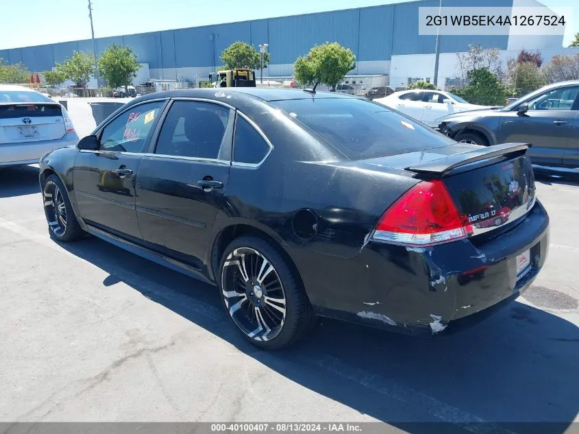 2010 Chevrolet Impala Lt VIN: 2G1WB5EK4A1267524 Lot: 40100407