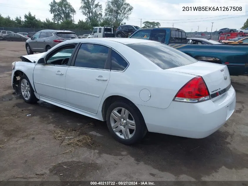 2G1WB5EK6A1267508 2010 Chevrolet Impala Lt