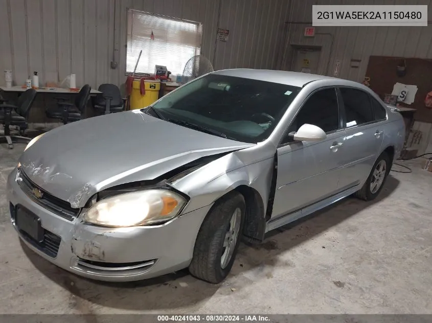 2G1WA5EK2A1150480 2010 Chevrolet Impala Ls