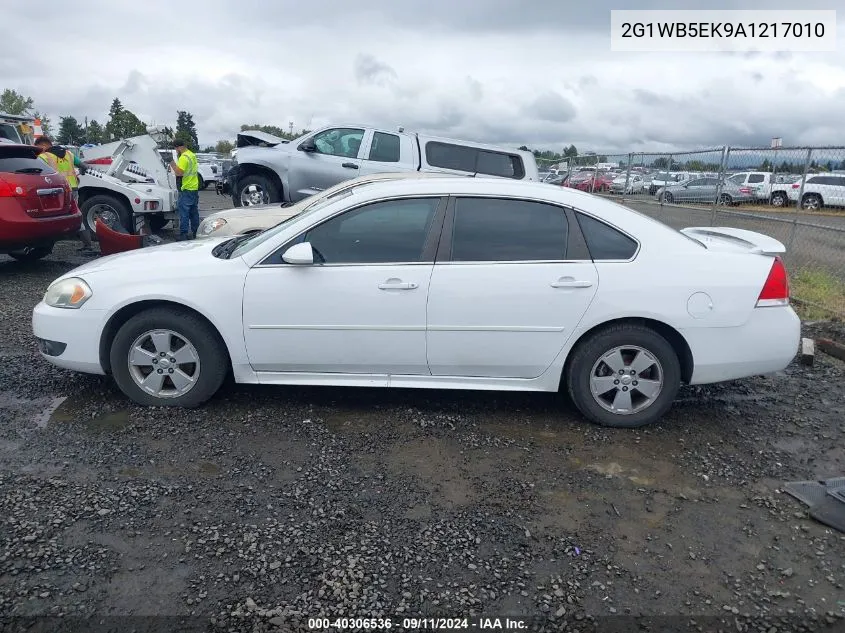 2G1WB5EK9A1217010 2010 Chevrolet Impala Lt